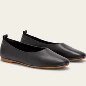 Black Leather Everlane Day Glove Ballet Flats 7.5
